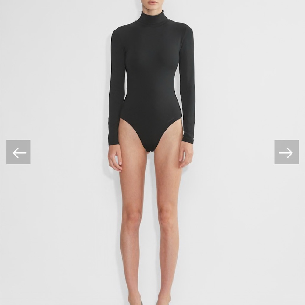 Aritzia Classic Black Turtleneck Bodysuit